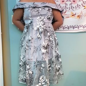 ASOS Petite Bardot Neckline dress